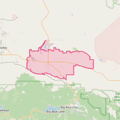 Map of Lucerne Valley