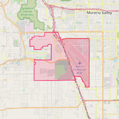 Map of March ARB