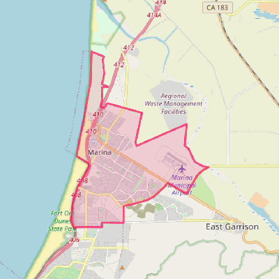 Map of Marina