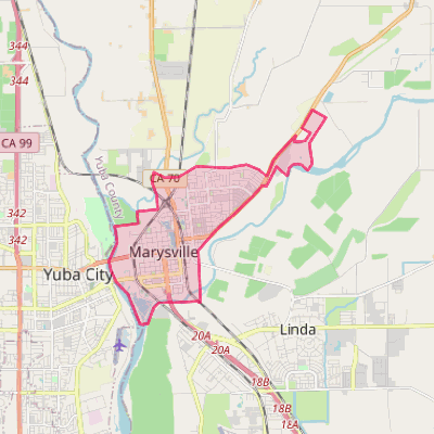 Map of Marysville