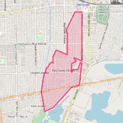 Map of Mayflower Village