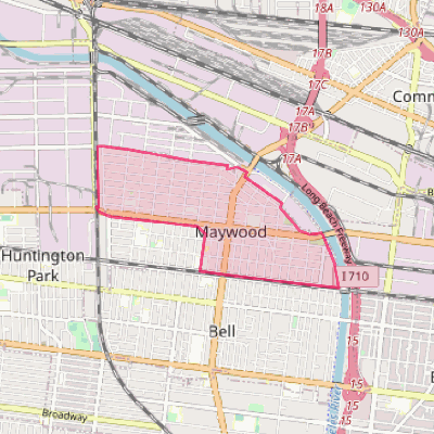 Map of Maywood