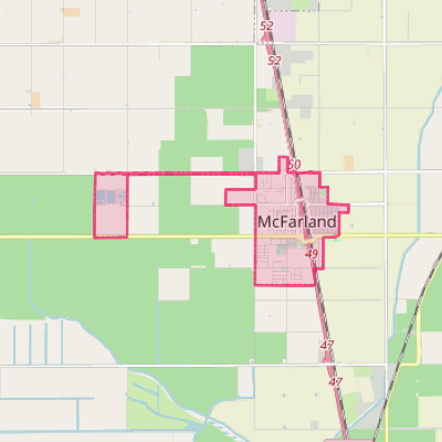 Map of McFarland