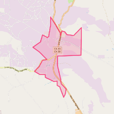 Map of McKittrick