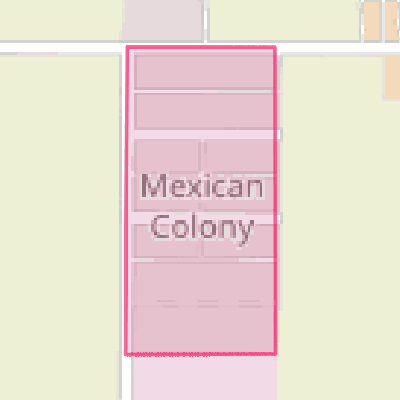 Map of Mexican Colony