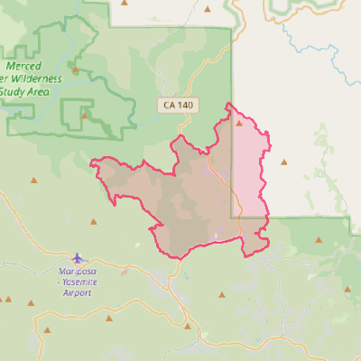 Map of Midpines