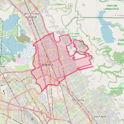 Map of Milpitas