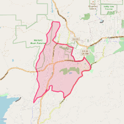 Map of Mira Monte