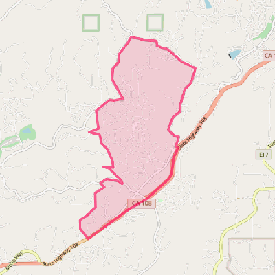 Map of Mono Vista