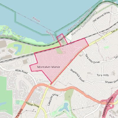 Map of Montalvin Manor