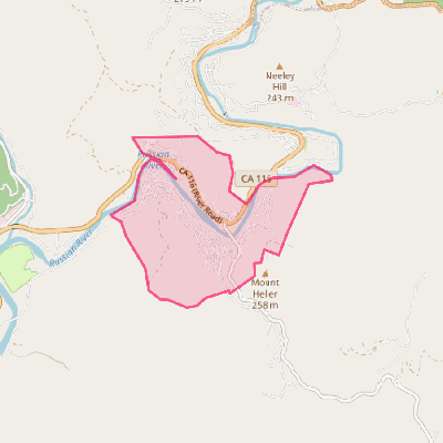 Map of Monte Rio