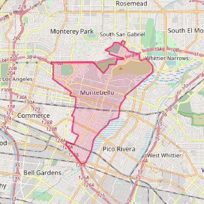 Map of Montebello