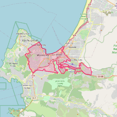 Map of Monterey