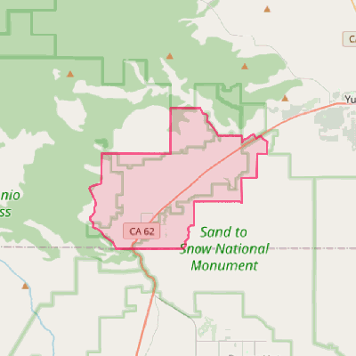 Map of Morongo Valley