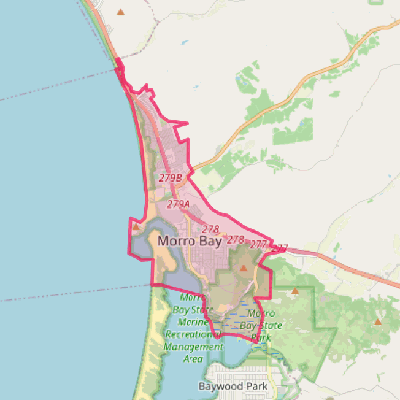 Map of Morro Bay