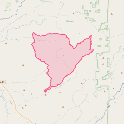 Map of Mountain Ranch