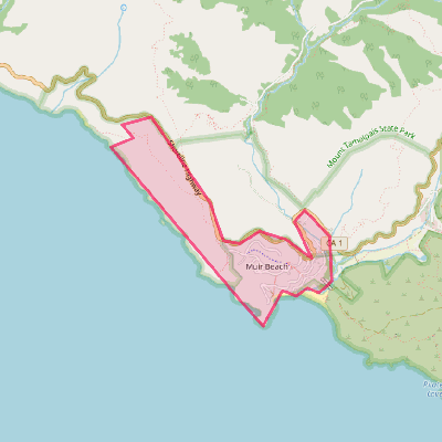 Map of Muir Beach