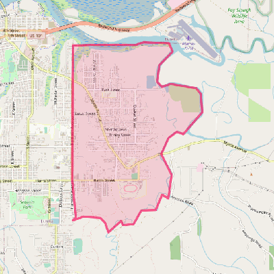 Map of Myrtletown