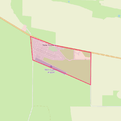 Map of New Cuyama