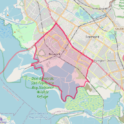 Map of Newark