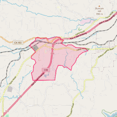 Map of Newcastle