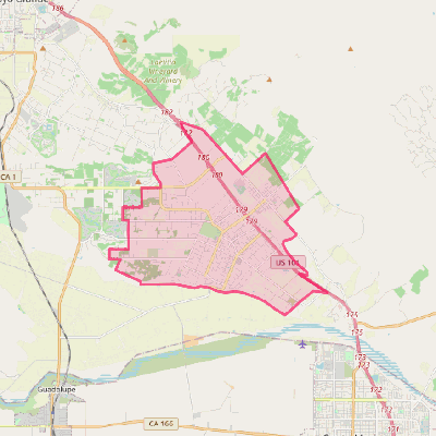 Map of Nipomo