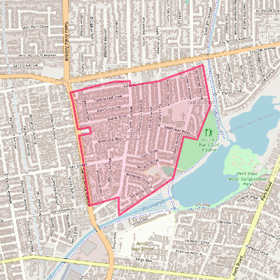 Map of North El Monte