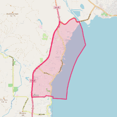 Map of North Lakeport