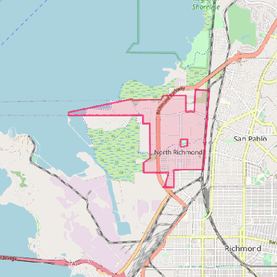 Map of North Richmond