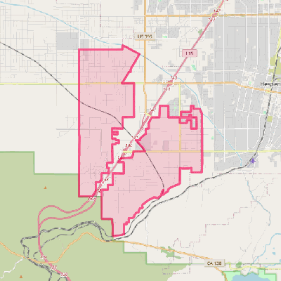 Map of Oak Hills