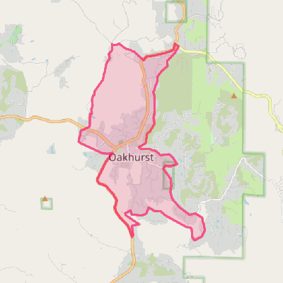 Map of Oakhurst