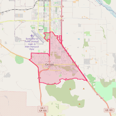 Map of Orcutt