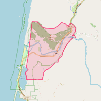 Map of Orick