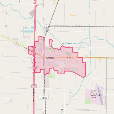 Map of Orland