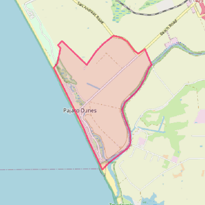 Map of Pajaro Dunes