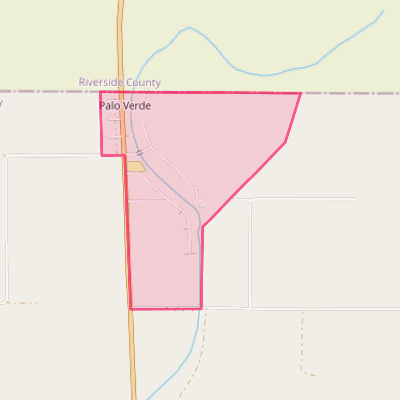 Map of Palo Verde