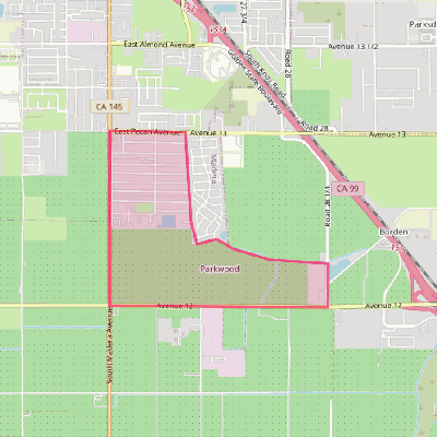 Map of Parkwood