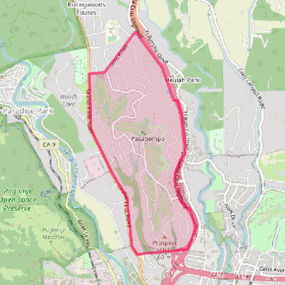 Map of Pasatiempo