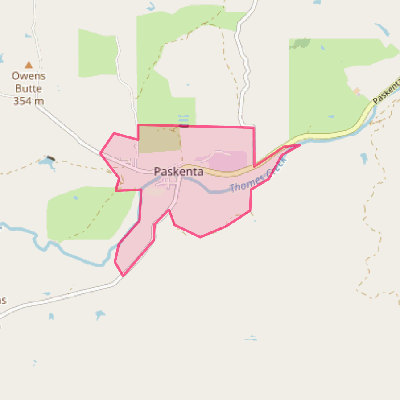 Map of Paskenta