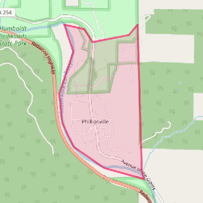 Map of Phillipsville