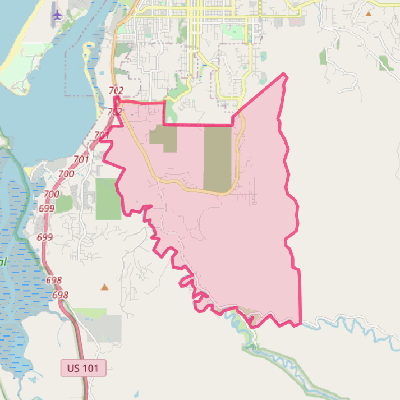 Map of Pine Hills