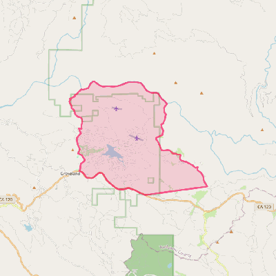 Map of Pine Mountain Lake