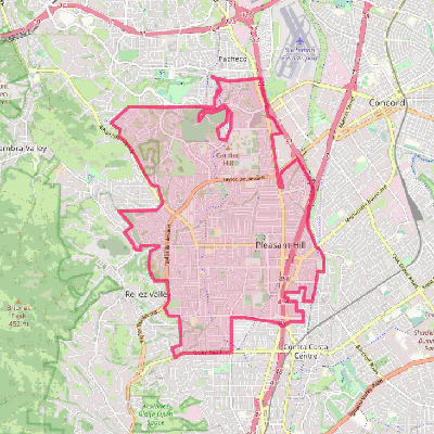 Map of Pleasant Hill