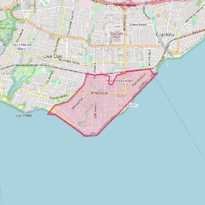 Map of Pleasure Point