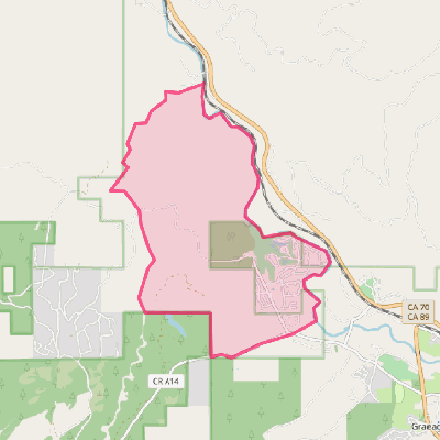 Map of Plumas Eureka