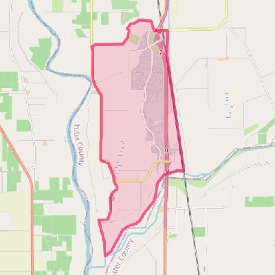 Map of Plumas Lake