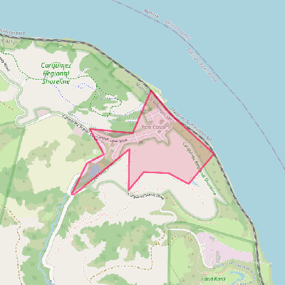 Map of Port Costa