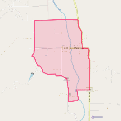 Map of Potter Valley