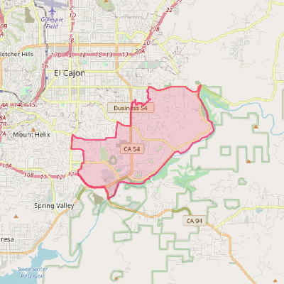 Map of Rancho San Diego