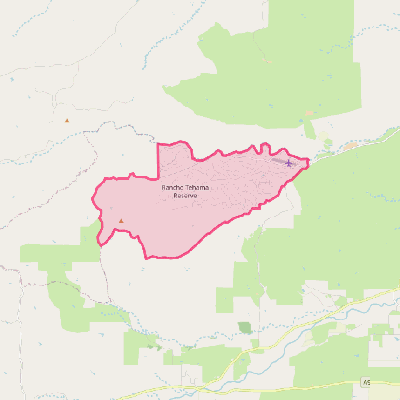 Map of Rancho Tehama Reserve